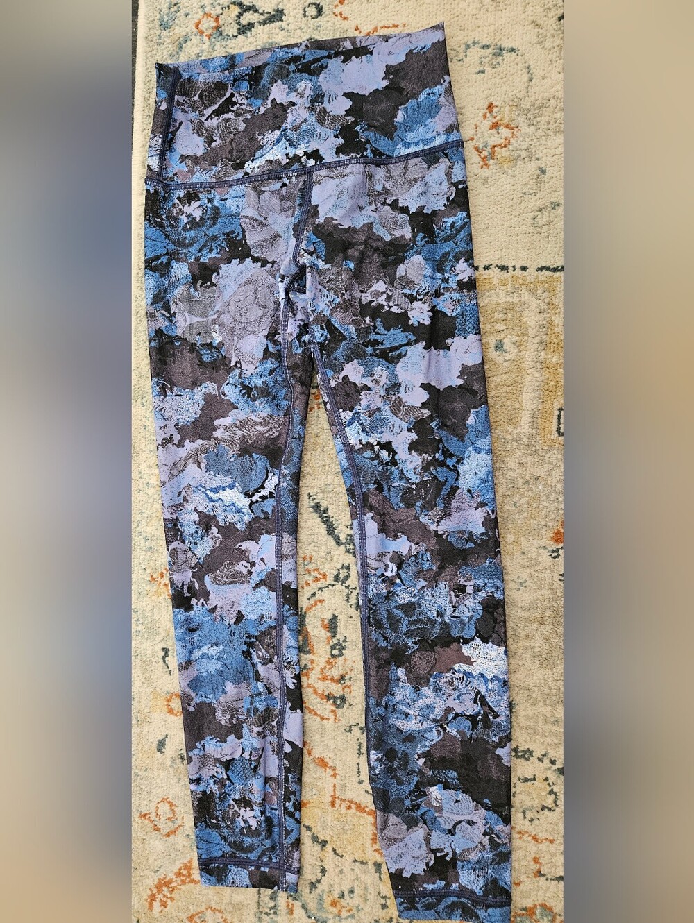 Lululemon Wunder Under HR Tight 25" Screen Camo Multi Size 4 Luxtreme